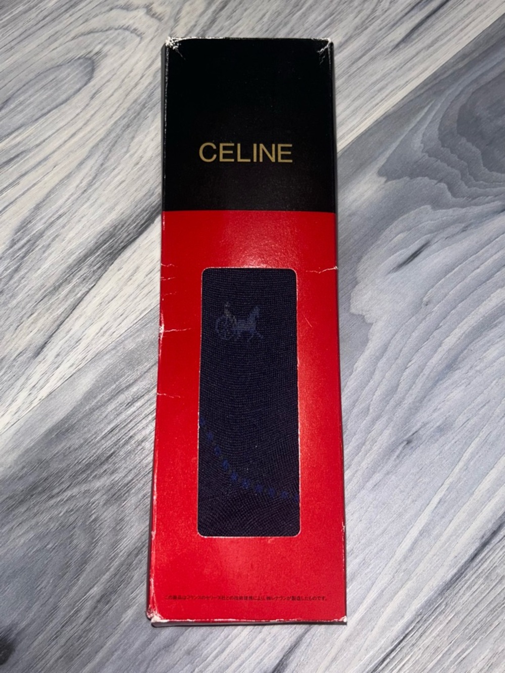 Celine Navy Blue Men’s Dress Socks